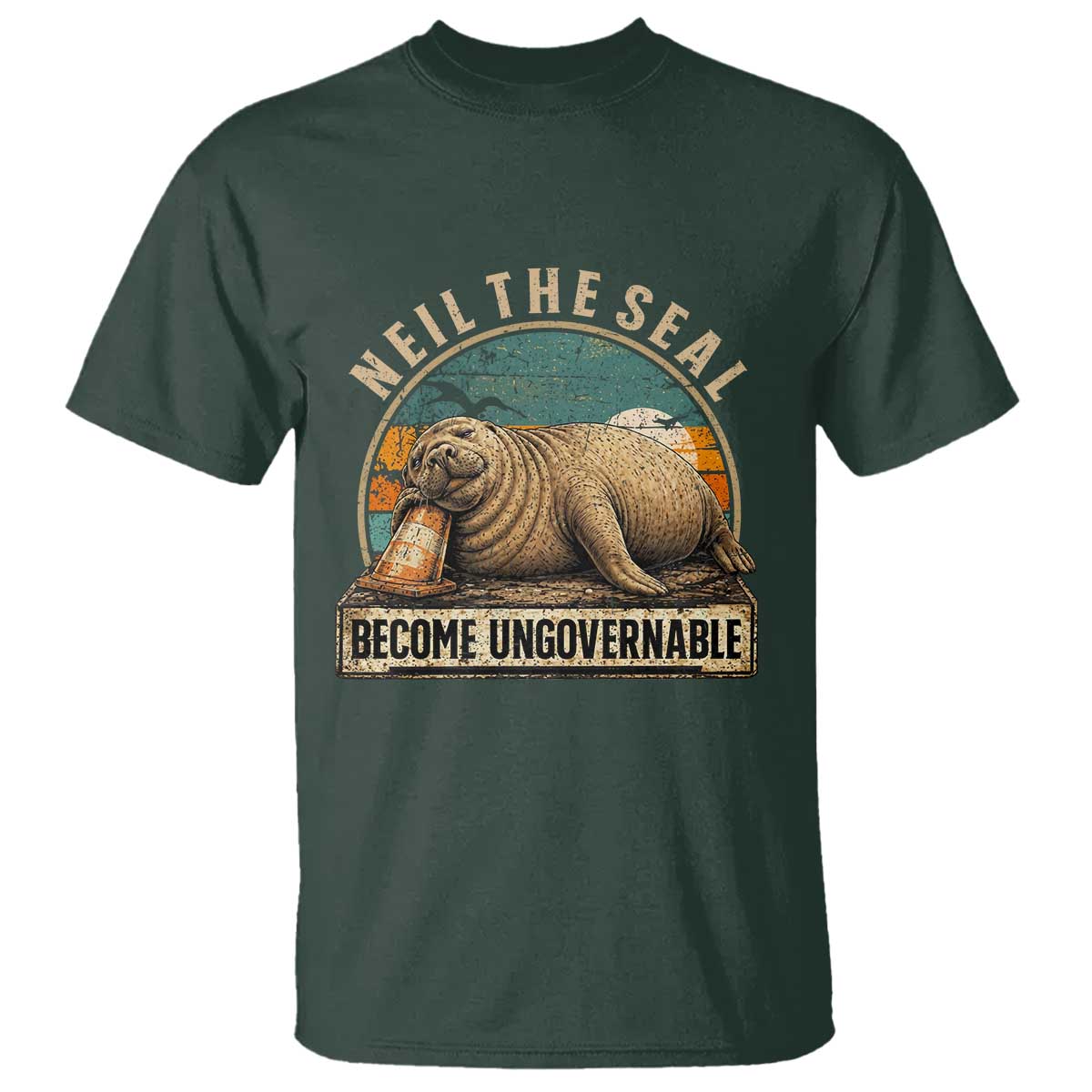 Neil The Seal Become Ungovernable T Shirt Funny Elephant Seal Meme