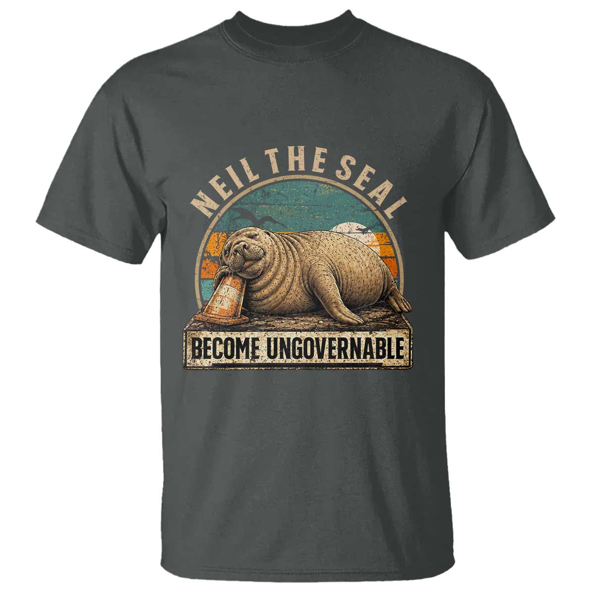 Neil The Seal Become Ungovernable T Shirt Funny Elephant Seal Meme