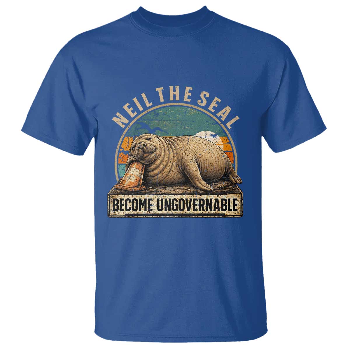 Neil The Seal Become Ungovernable T Shirt Funny Elephant Seal Meme