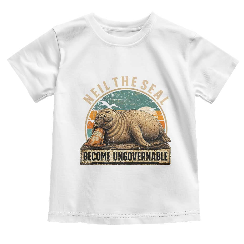 Neil The Seal Become Ungovernable Toddler T Shirt Funny Elephant Seal Meme