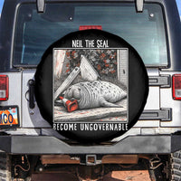 Neil The Seal Become Ungovernable Spare Tire Cover Vintage Elephant Seal Animal Meme