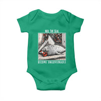 Neil The Seal Become Ungovernable Baby Onesie Vintage Elephant Seal Animal Meme