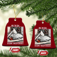 Neil The Seal Become Ungovernable Ceramic Ornament Vintage Elephant Seal Animal Meme