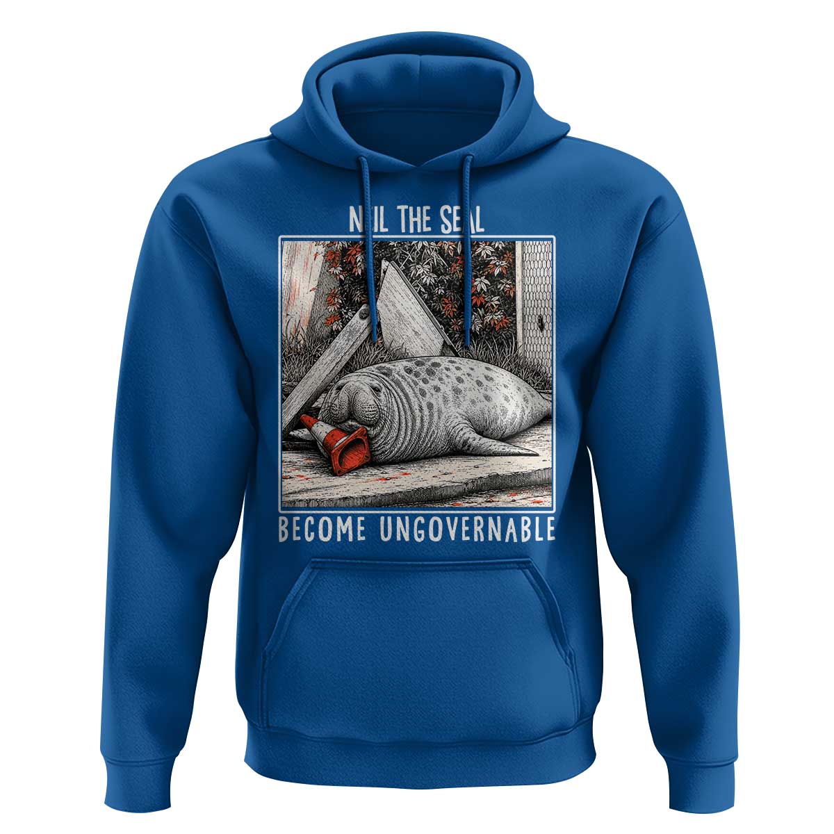 Neil The Seal Become Ungovernable Hoodie Vintage Elephant Seal Animal Meme