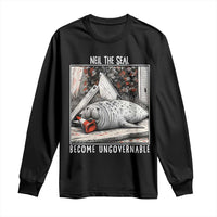 Neil The Seal Become Ungovernable Long Sleeve Shirt Vintage Elephant Seal Animal Meme