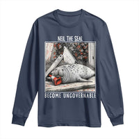 Neil The Seal Become Ungovernable Long Sleeve Shirt Vintage Elephant Seal Animal Meme