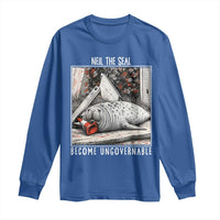 Neil The Seal Become Ungovernable Long Sleeve Shirt Vintage Elephant Seal Animal Meme