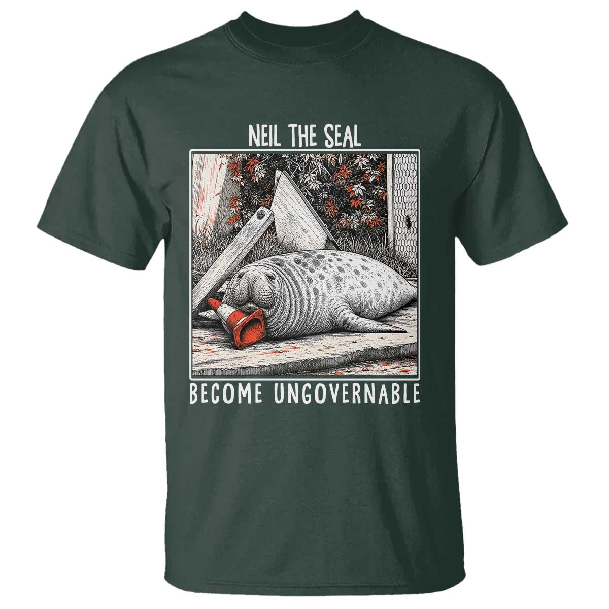 Neil The Seal Become Ungovernable T Shirt Vintage Elephant Seal Animal Meme