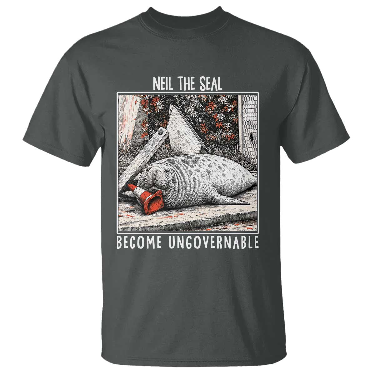 Neil The Seal Become Ungovernable T Shirt Vintage Elephant Seal Animal Meme