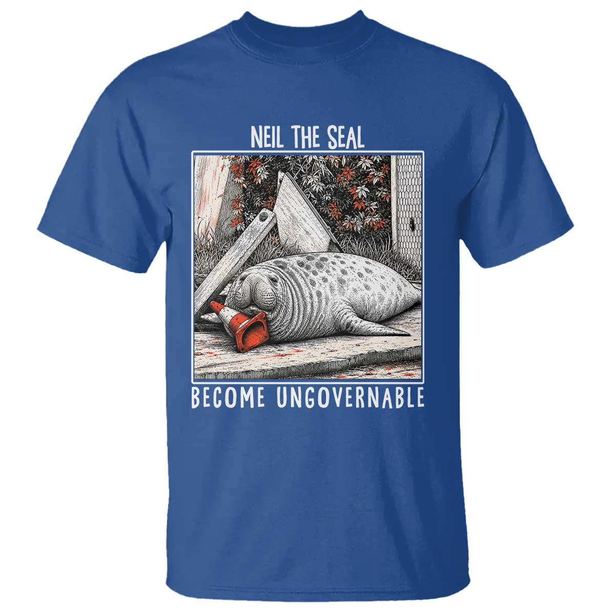 Neil The Seal Become Ungovernable T Shirt Vintage Elephant Seal Animal Meme