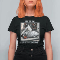 Neil The Seal Become Ungovernable T Shirt For Women Vintage Elephant Seal Animal Meme