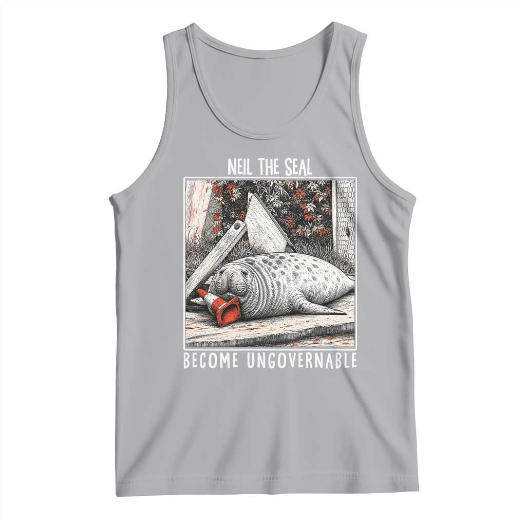 Neil The Seal Become Ungovernable Tank Top Vintage Elephant Seal Animal Meme