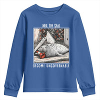 Neil The Seal Become Ungovernable Youth Sweatshirt Vintage Elephant Seal Animal Meme
