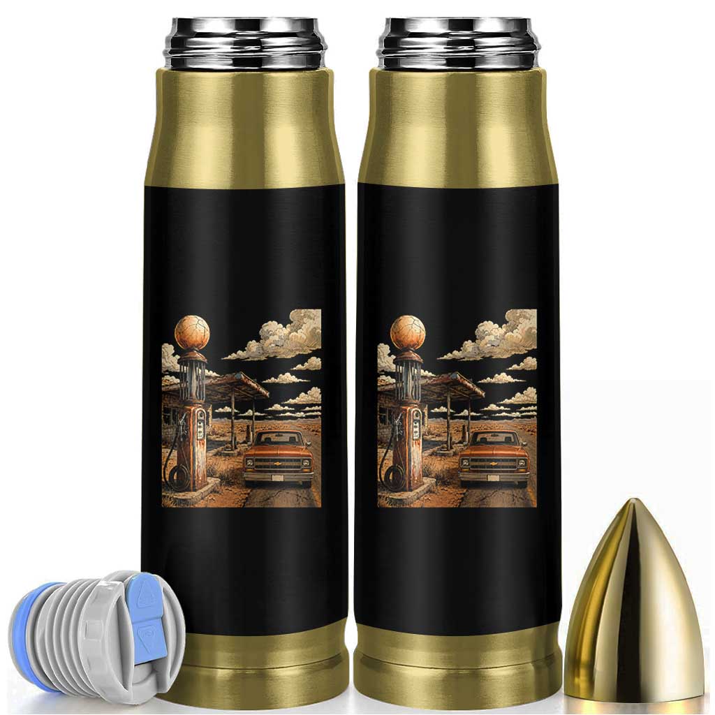 Highway 66 Classic Gas Pump Desert Classic Pickup Truck Car Lover Bullet Tumbler