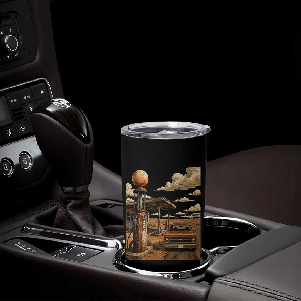 Highway 66 Classic Gas Pump Desert Classic Pickup Truck Car Lover Tumbler Cup