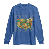 Highway 66 Travel Map 100th Anniversary 1926-2026 Long Sleeve Shirt Vintage Americana Centennial Road Trip Souvenir