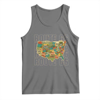 Highway 66 Travel Map 100th Anniversary 1926-2026 Tank Top Vintage Americana Centennial Road Trip Souvenir