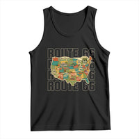 Highway 66 Travel Map 100th Anniversary 1926-2026 Tank Top Vintage Americana Centennial Road Trip Souvenir