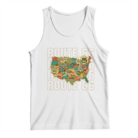 Highway 66 Travel Map 100th Anniversary 1926-2026 Tank Top Vintage Americana Centennial Road Trip Souvenir