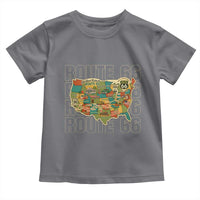 Highway 66 Travel Map 100th Anniversary 1926-2026 Toddler T Shirt Vintage Americana Centennial Road Trip Souvenir