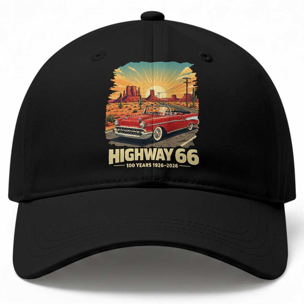 Vintage Highway 66 100th Anniversary Souvenir Baseball Cap