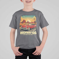 Vintage Highway 66 100th Anniversary Souvenir T Shirt For Kid