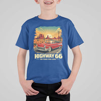 Vintage Highway 66 100th Anniversary Souvenir T Shirt For Kid