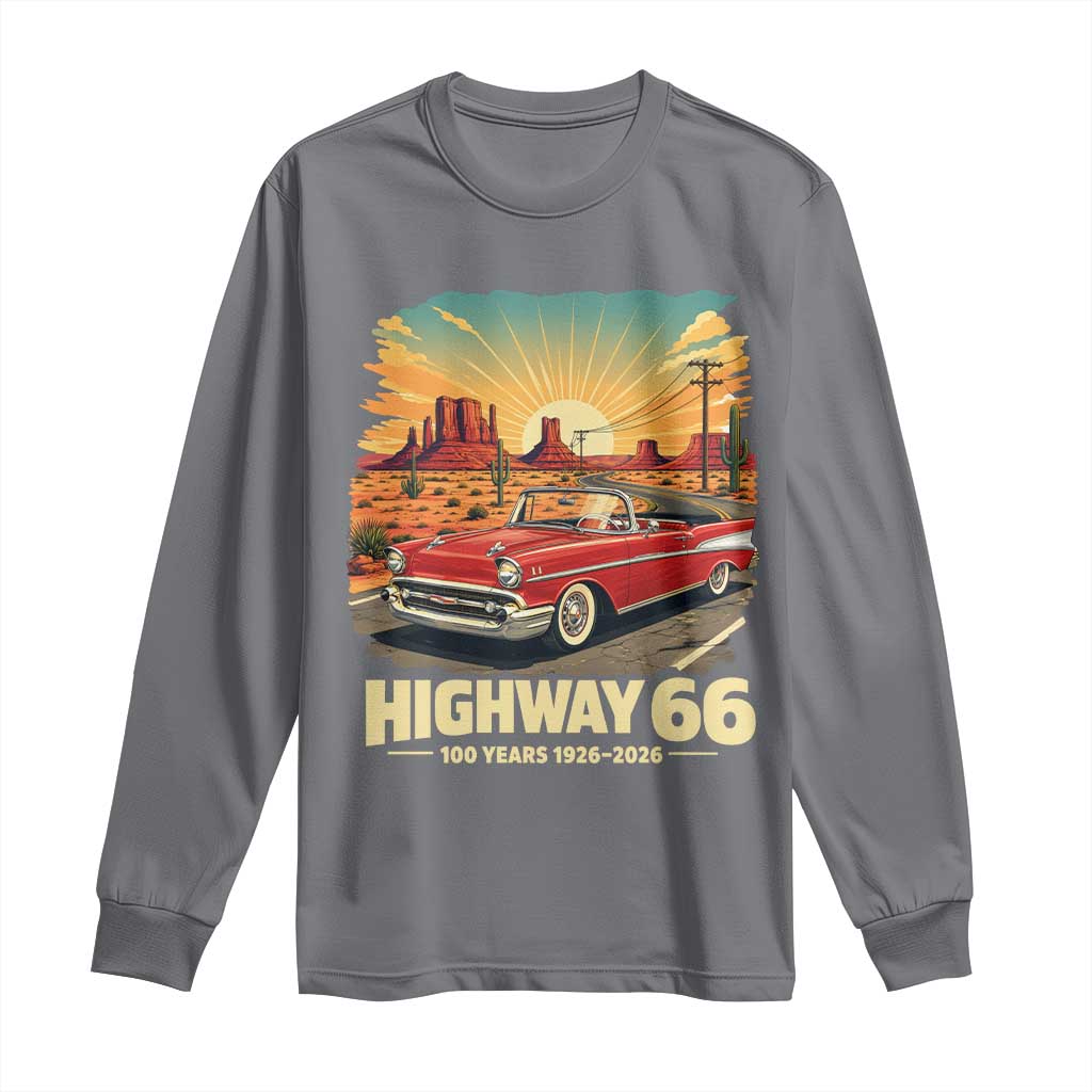 Vintage Highway 66 100th Anniversary Souvenir Long Sleeve Shirt