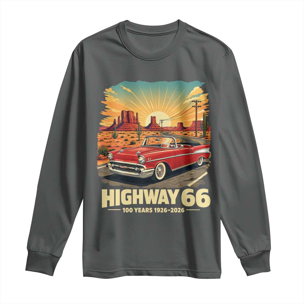 Vintage Highway 66 100th Anniversary Souvenir Long Sleeve Shirt