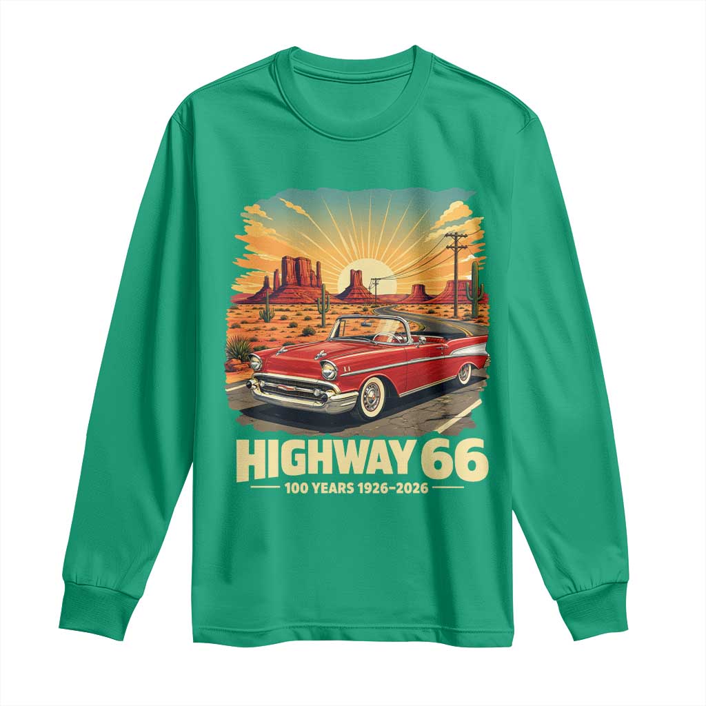 Vintage Highway 66 100th Anniversary Souvenir Long Sleeve Shirt