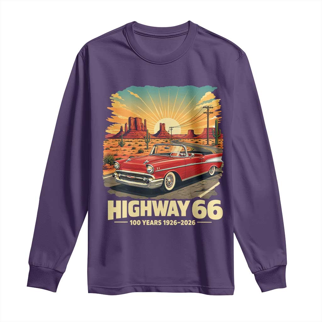 Vintage Highway 66 100th Anniversary Souvenir Long Sleeve Shirt