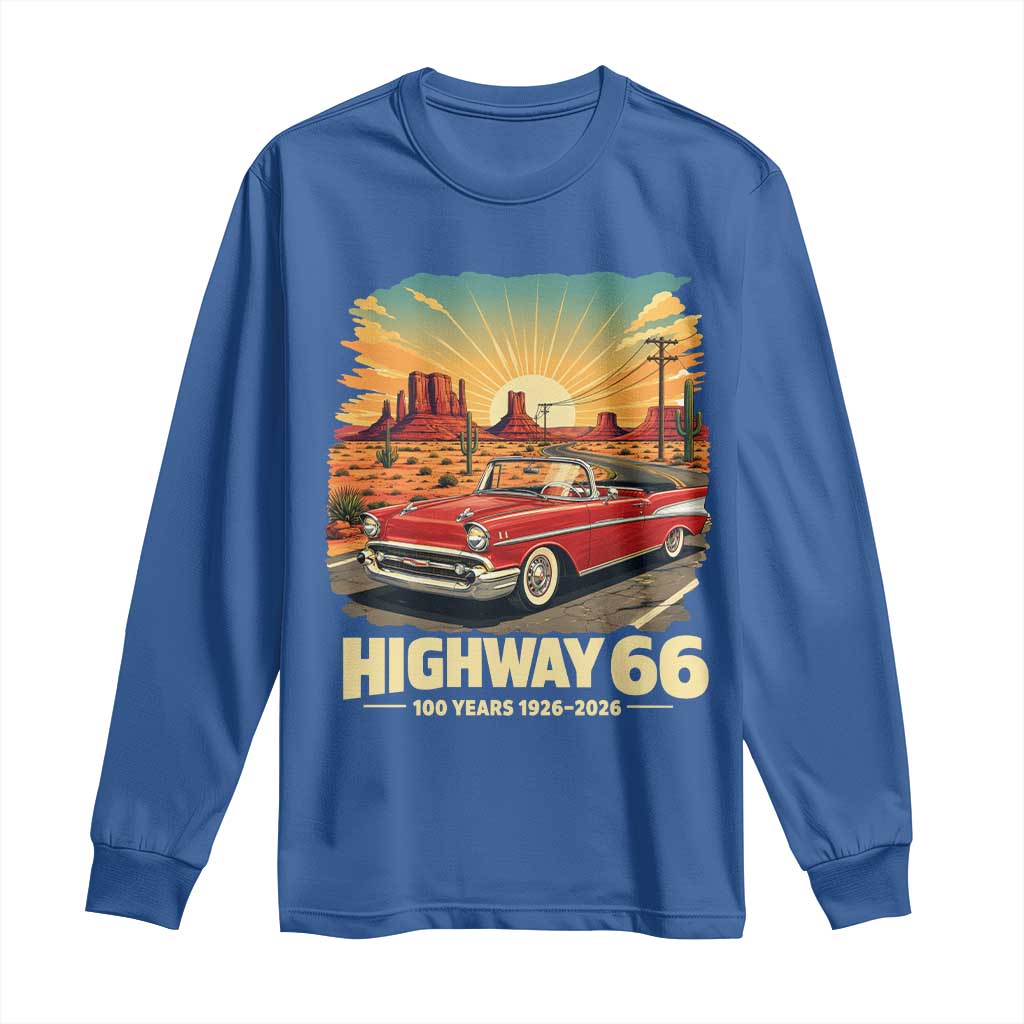 Vintage Highway 66 100th Anniversary Souvenir Long Sleeve Shirt
