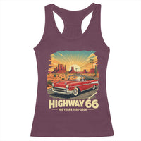 Vintage Highway 66 100th Anniversary Souvenir Racerback Tank Top