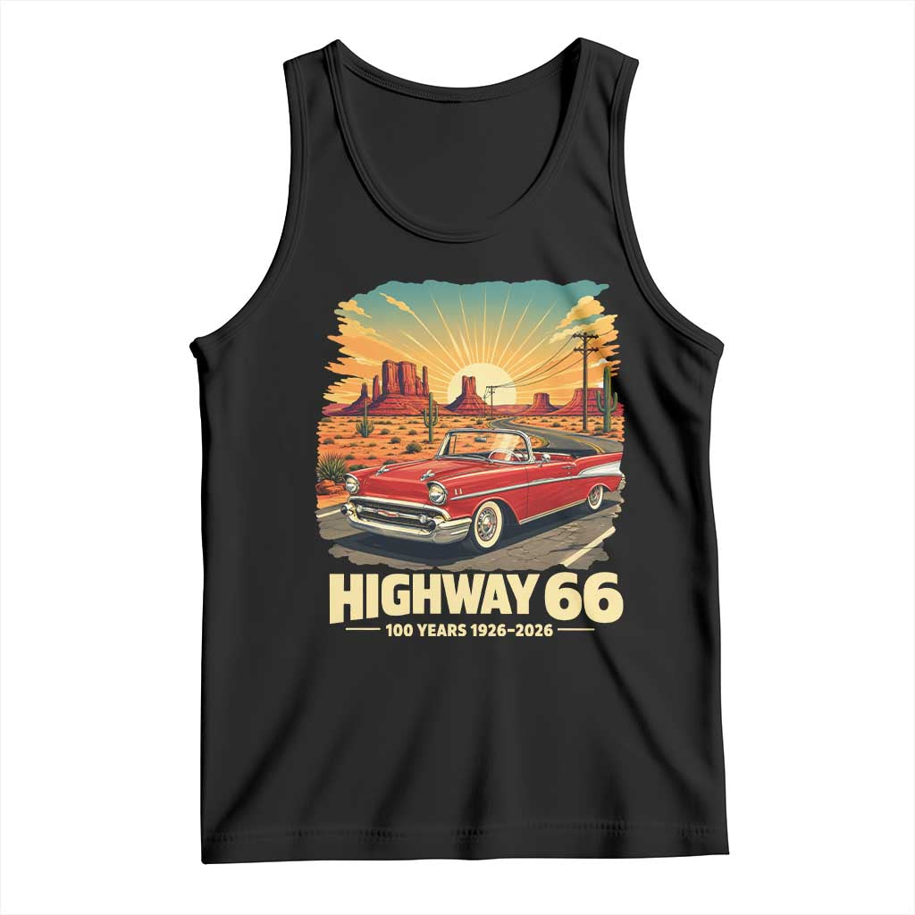 Vintage Highway 66 100th Anniversary Souvenir Tank Top