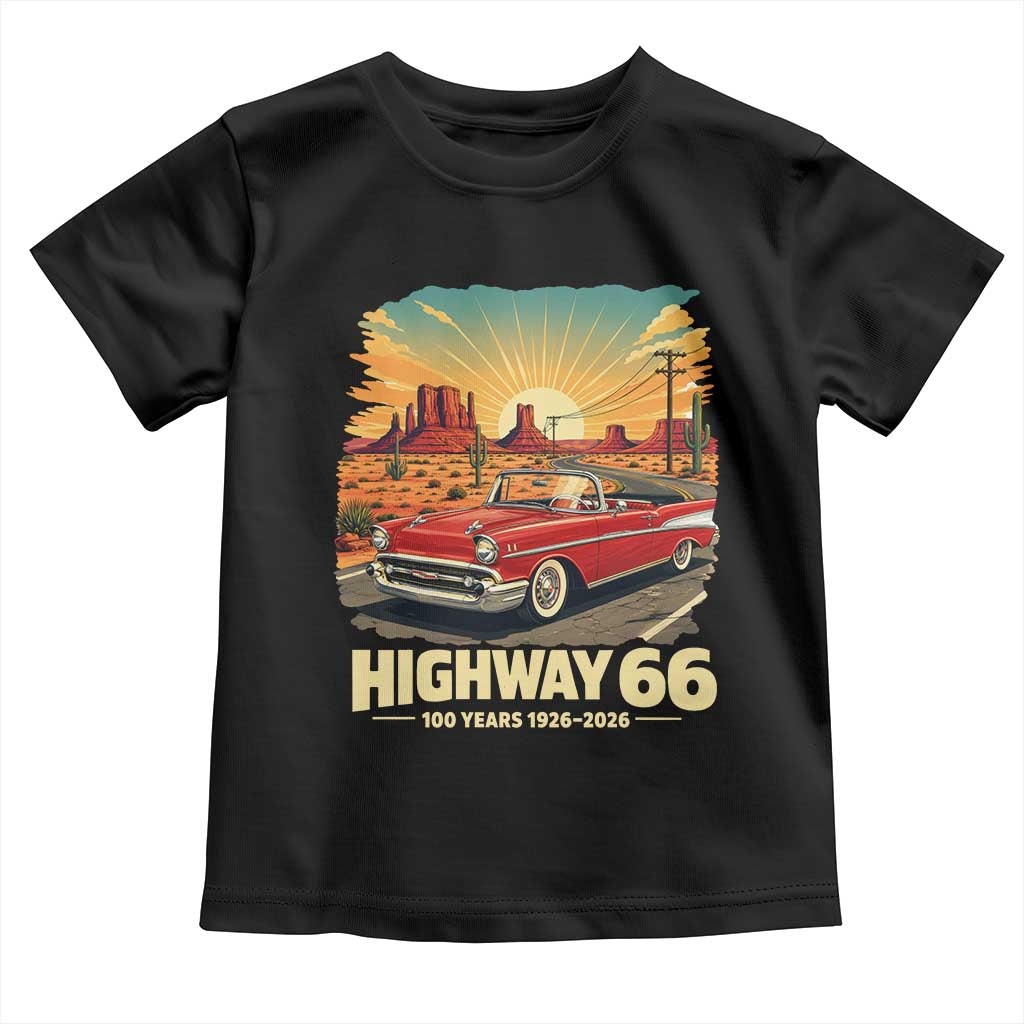 Vintage Highway 66 100th Anniversary Souvenir Toddler T Shirt