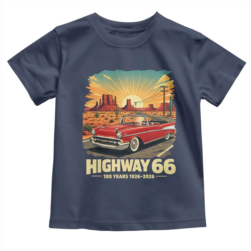 Vintage Highway 66 100th Anniversary Souvenir Toddler T Shirt