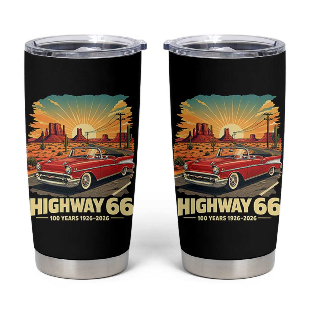 Vintage Highway 66 100th Anniversary Souvenir Tumbler Cup