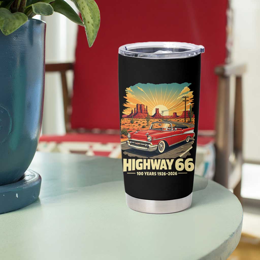 Vintage Highway 66 100th Anniversary Souvenir Tumbler Cup
