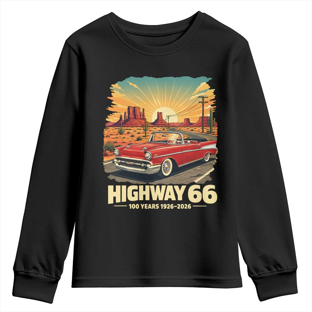 Vintage Highway 66 100th Anniversary Souvenir Youth Sweatshirt
