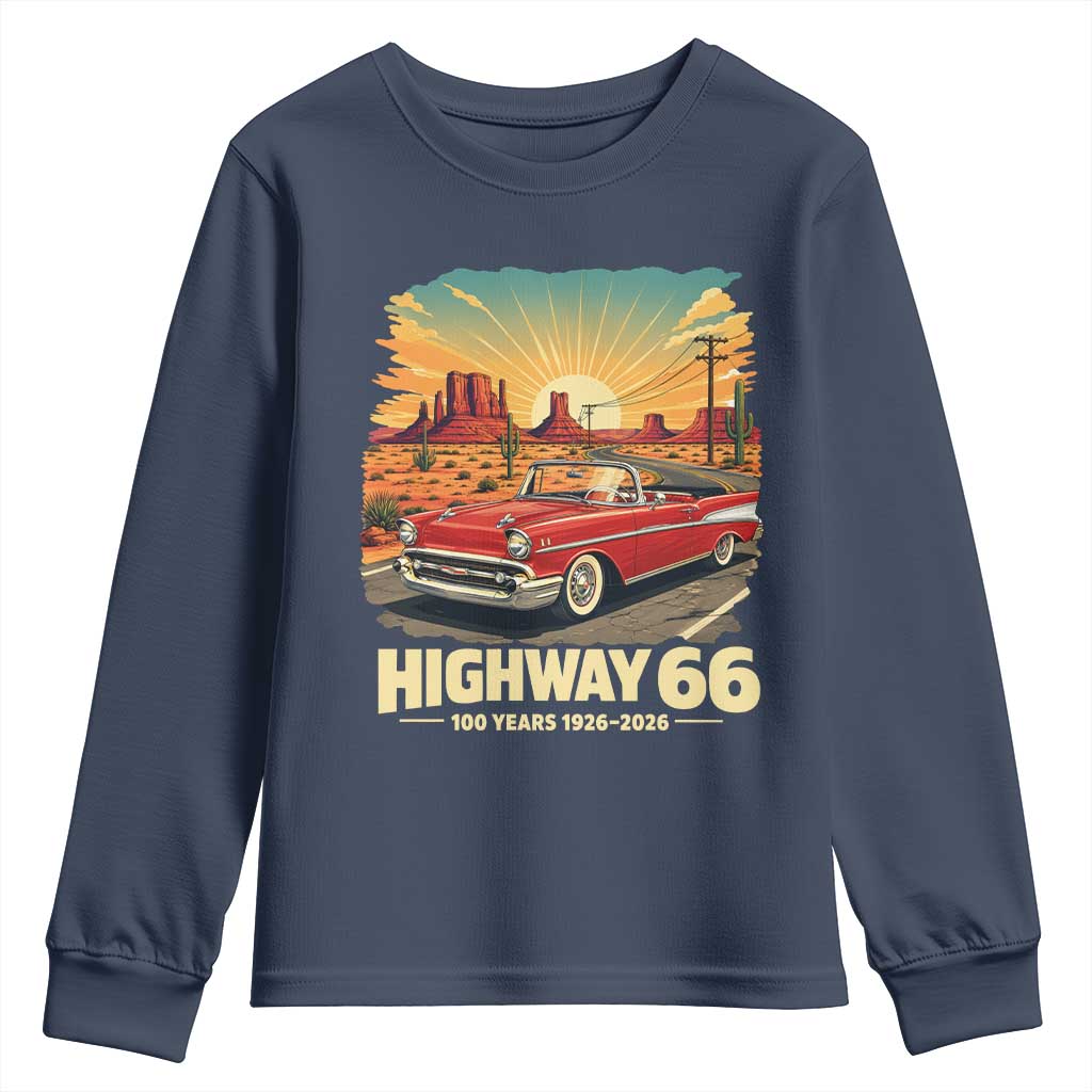 Vintage Highway 66 100th Anniversary Souvenir Youth Sweatshirt
