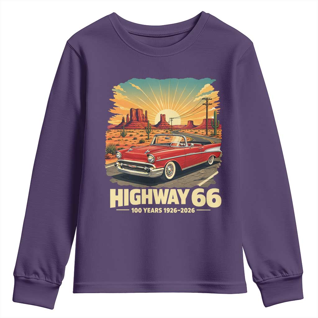 Vintage Highway 66 100th Anniversary Souvenir Youth Sweatshirt