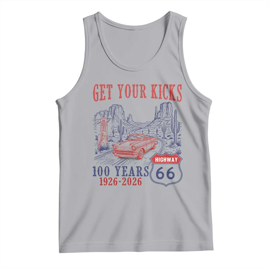 Highway 66 Get Your Kicks Centennial Road Trip 1926-2026 Tank Top