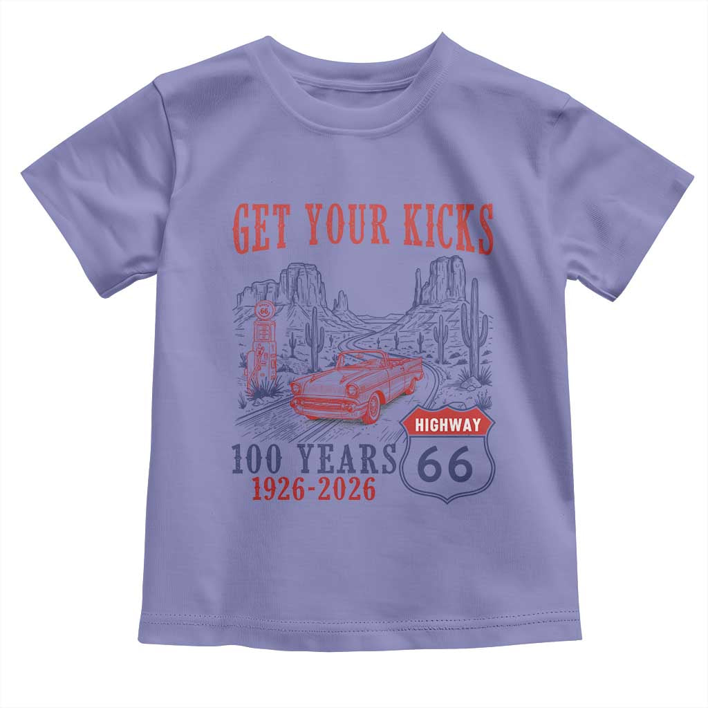 Highway 66 Get Your Kicks Centennial Road Trip 1926-2026 Toddler T Shirt