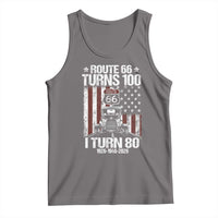 Route Highway 66 Turns 100 I Turn 80 Tank Top Vintage 1946 America Road Sign America Antique Car Lover 80th Birthday Gift