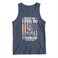 Route Highway 66 Turns 100 I Turn 80 Tank Top Vintage 1946 America Road Sign America Antique Car Lover 80th Birthday Gift