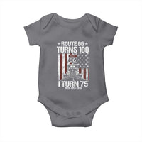 Route Highway 66 Turns 100 I Turn 75 Baby Onesie Vintage 1951 America Road Sign America Antique Car Lover 75th Birthday Gift