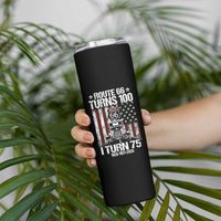 Route Highway 66 Turns 100 I Turn 75 Skinny Tumbler Vintage 1951 America Road Sign America Antique Car Lover 75th Birthday Gift