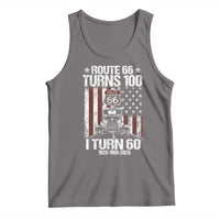 Route Highway 66 Turns 100 I Turn 60 Tank Top Vintage 1966 America Road Sign America Antique Car Lover 60th Birthday Gift