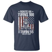 Route Highway 66 Turns 100 I Turn 55 T Shirt Vintage 1971 America Road Sign America Antique Car Lover 55th Birthday Gift