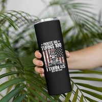 Route Highway 66 Turns 100 I Turn 45 Skinny Tumbler Vintage 1981 America Road Sign America Antique Car Lover 45th Birthday Gift